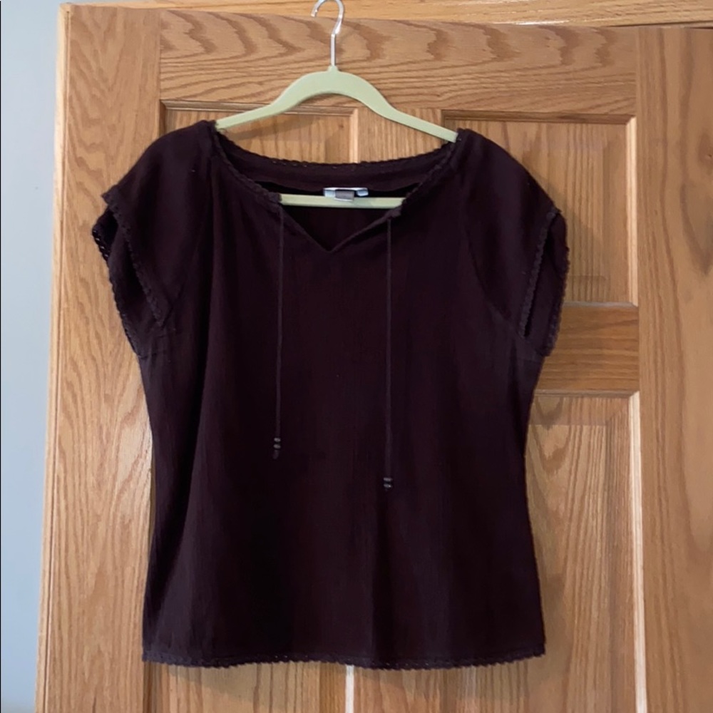 Brown Christopher and Banks shirt, Medium